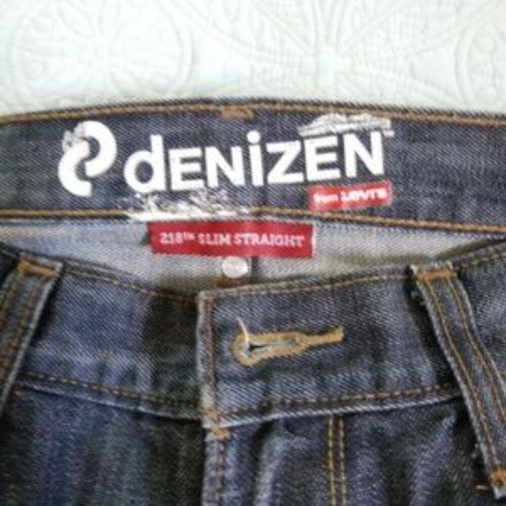 MENS LEVI SLIM STRAIGHT DENIM JEANS - Picture 2 of 4